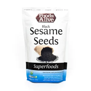 Foods Alive Organic Black Sesame Seeds